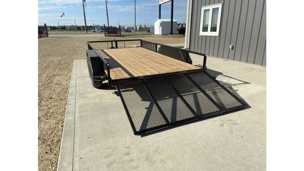 Rental 2025 Double A 7x14 Utility Trailer 31324