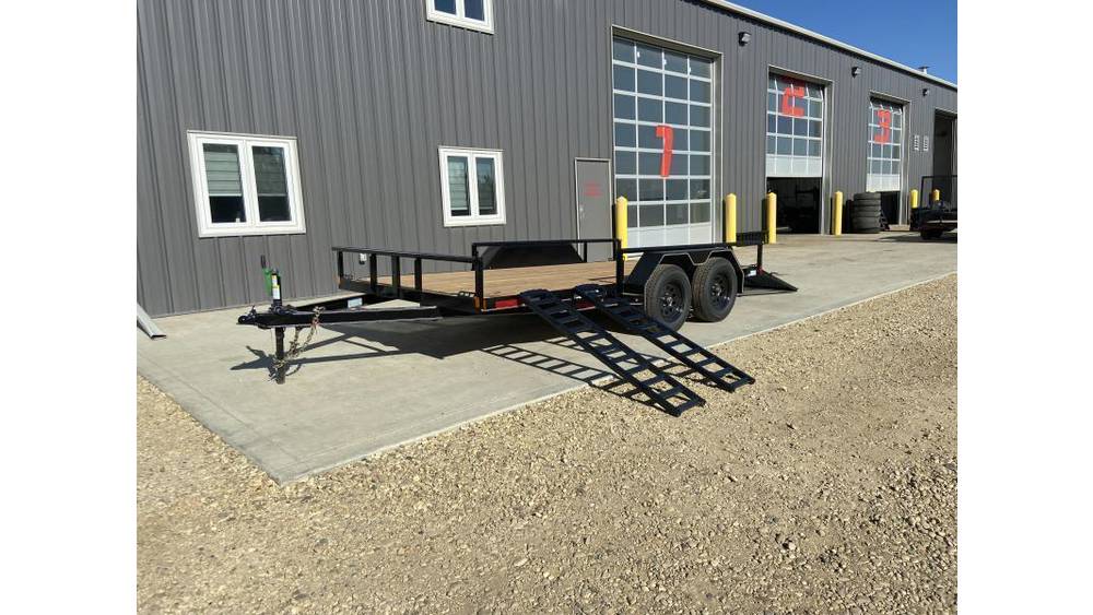 Rental 2025 Double A 7x14 Utility Trailer 31324