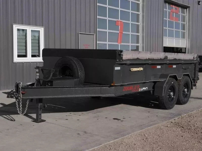 Rental 2024 Double A 7x14 Dump Trailer 28195