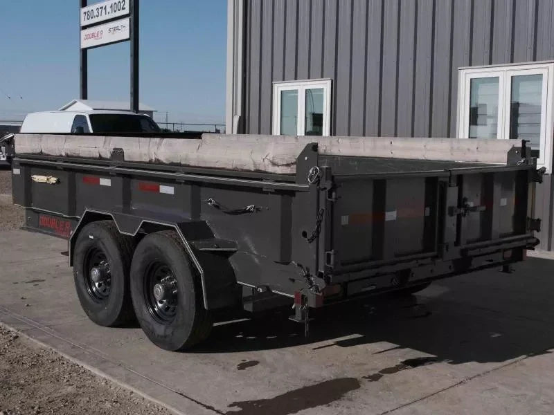 Rental 2024 Double A 7x14 Dump Trailer 28195