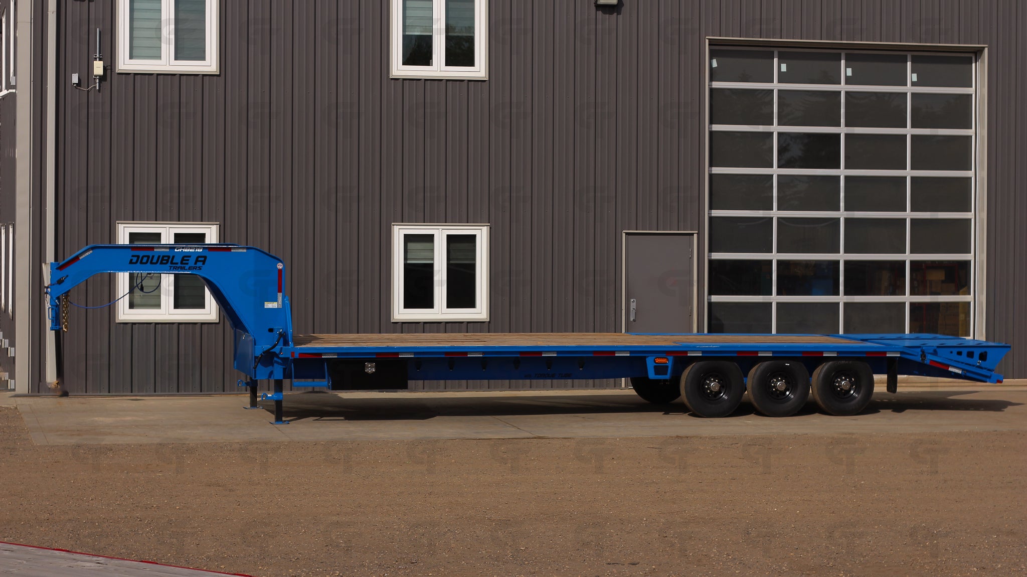 2027 Double A 30' Gooseneck Highboy/Deckover Trailer - 24150LB GVW - 35734