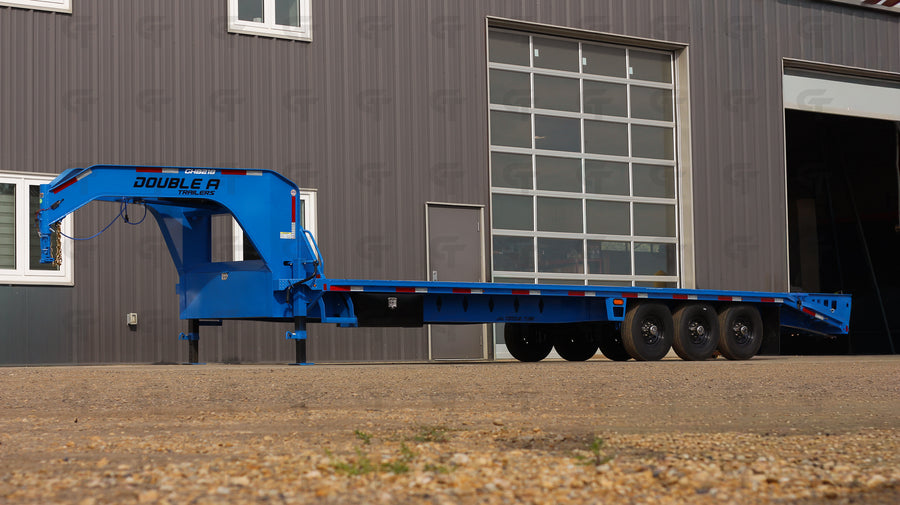 2027 Double A 30' Gooseneck Highboy/Deckover Trailer - 24150LB GVW - 35734
