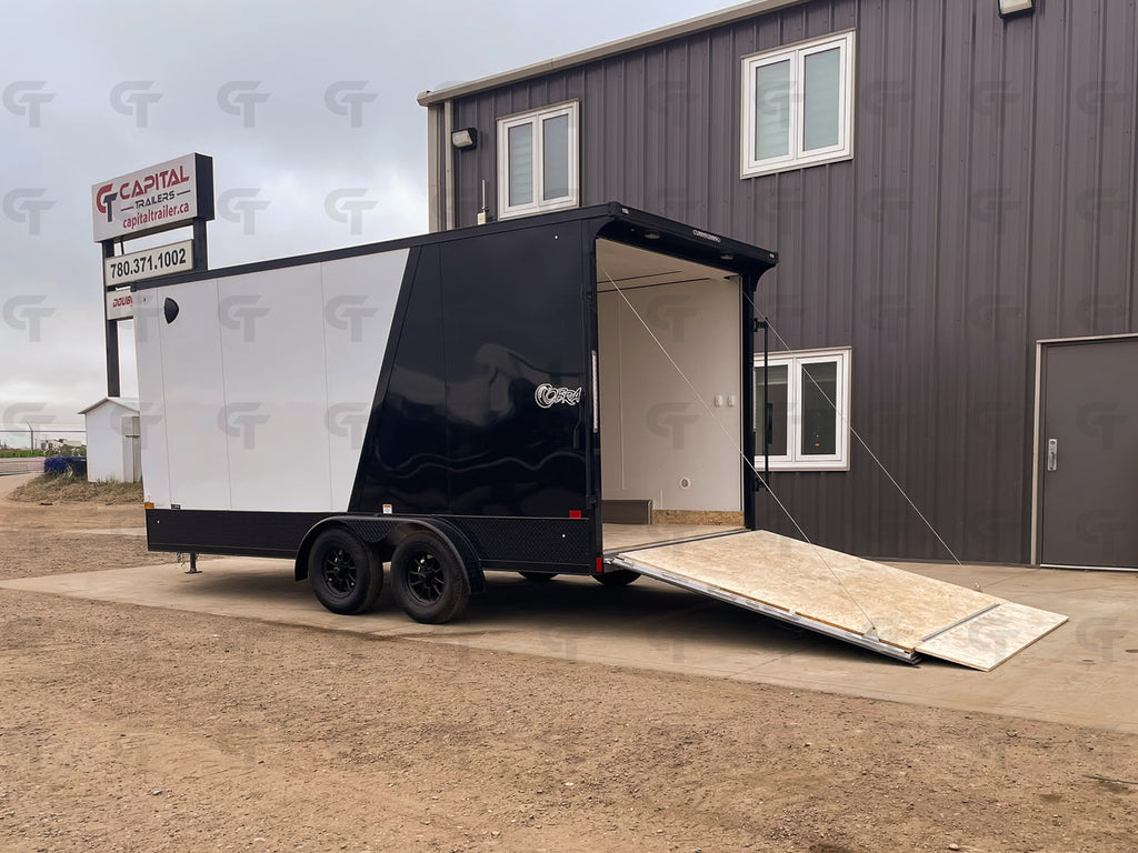 2026 Stealth 7.5' x 16' Enclosed Cargo Trailer · Ramp Door