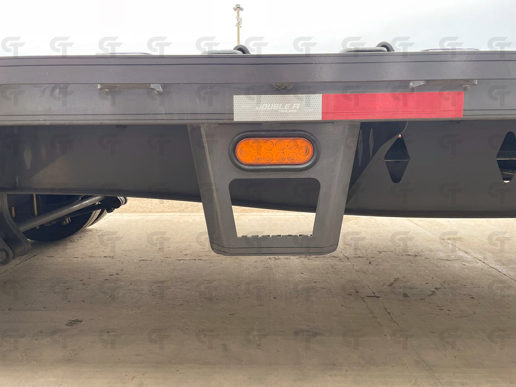 2027 Double A 40' Gooseneck Highboy/Deckover Beavertail Trailer · Tandem 12K