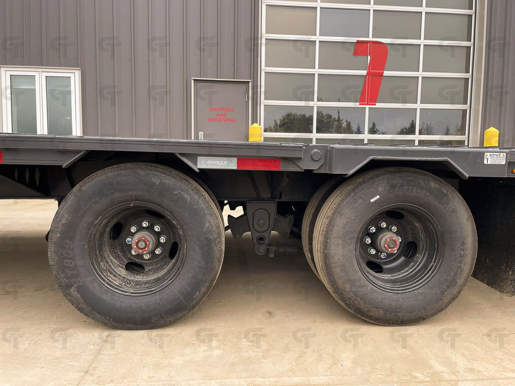 2027 Double A 40' Gooseneck Highboy/Deckover Beavertail Trailer · Tandem 12K