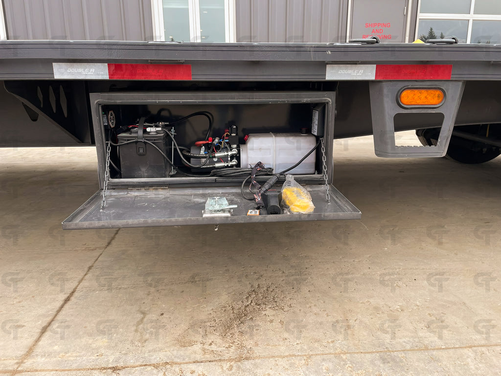 2027 Double A 40' Gooseneck Highboy/Deckover Beavertail Trailer · Tandem 12K