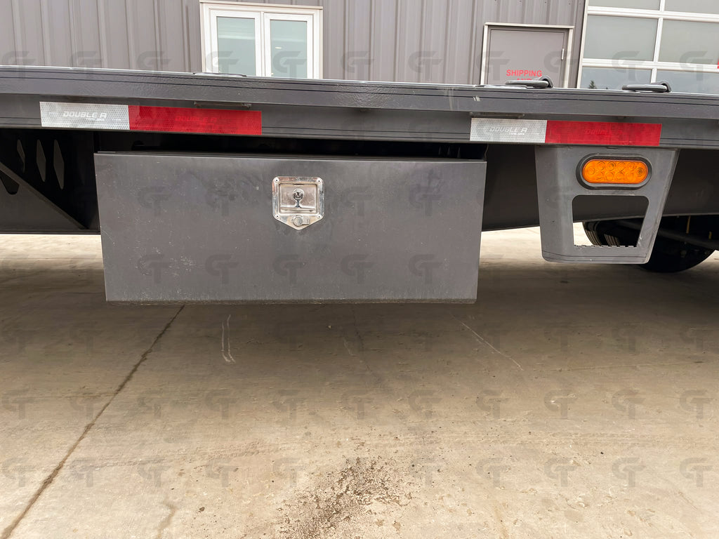 2027 Double A 40' Gooseneck Highboy/Deckover Beavertail Trailer · Tandem 12K