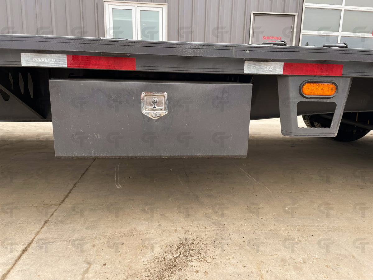 2027 Double A 40' Gooseneck Highboy/Deckover Beavertail Trailer · Tandem 12K