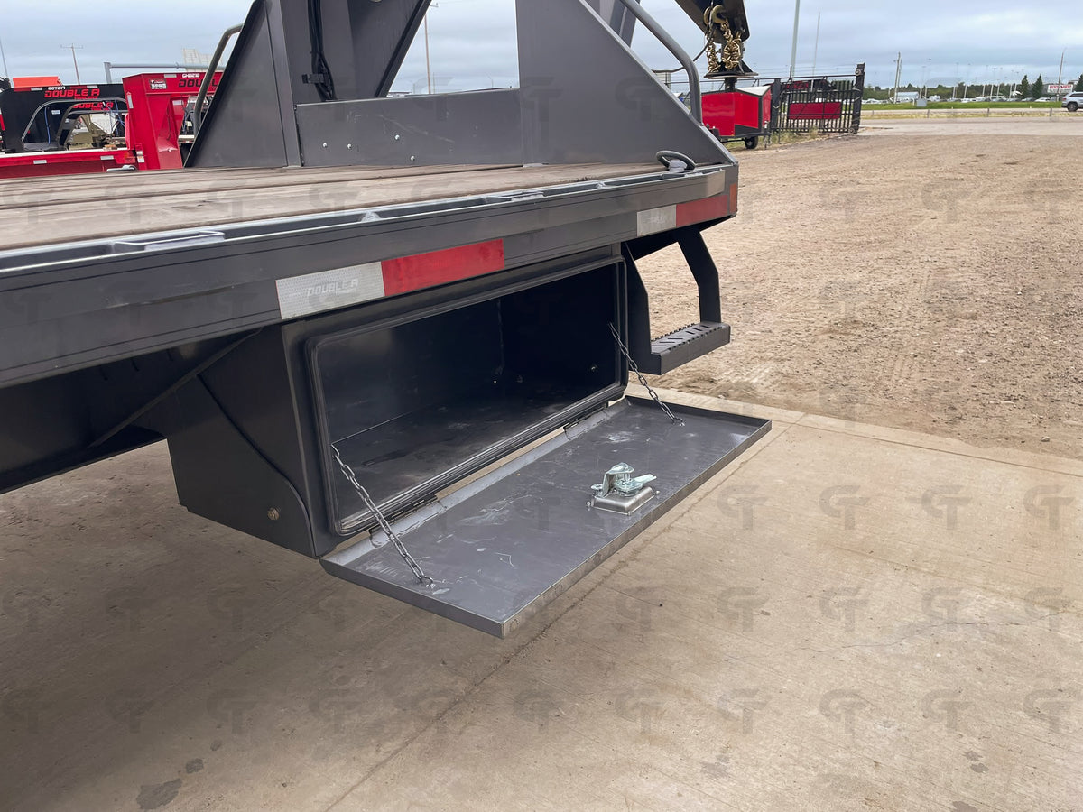 2027 Double A 40' Gooseneck Highboy/Deckover Beavertail Trailer · Tandem 12K