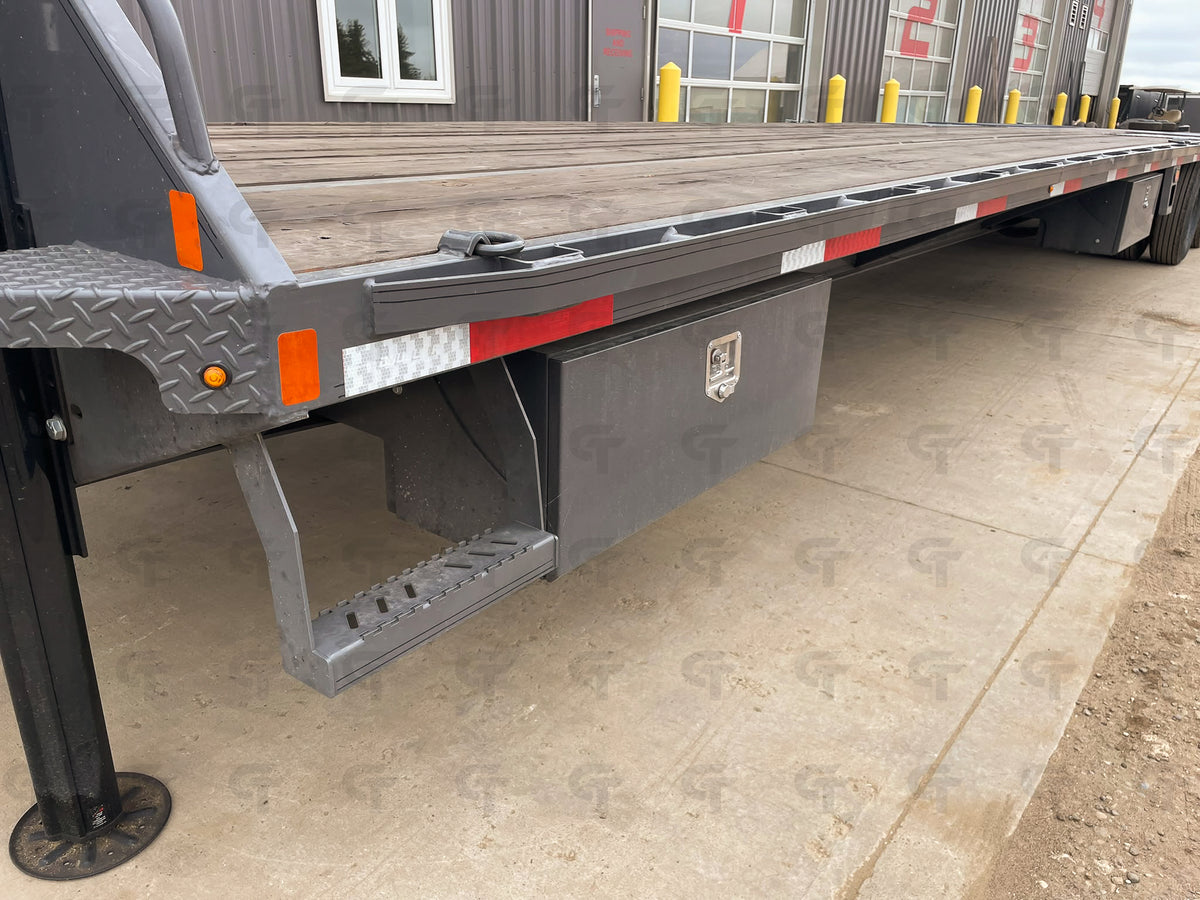 2027 Double A 40' Gooseneck Highboy/Deckover Beavertail Trailer · Tandem 12K