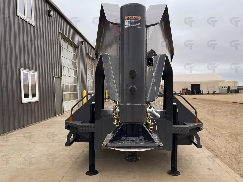 2027 Double A 40' Gooseneck Highboy/Deckover Beavertail Trailer · Tandem 12K
