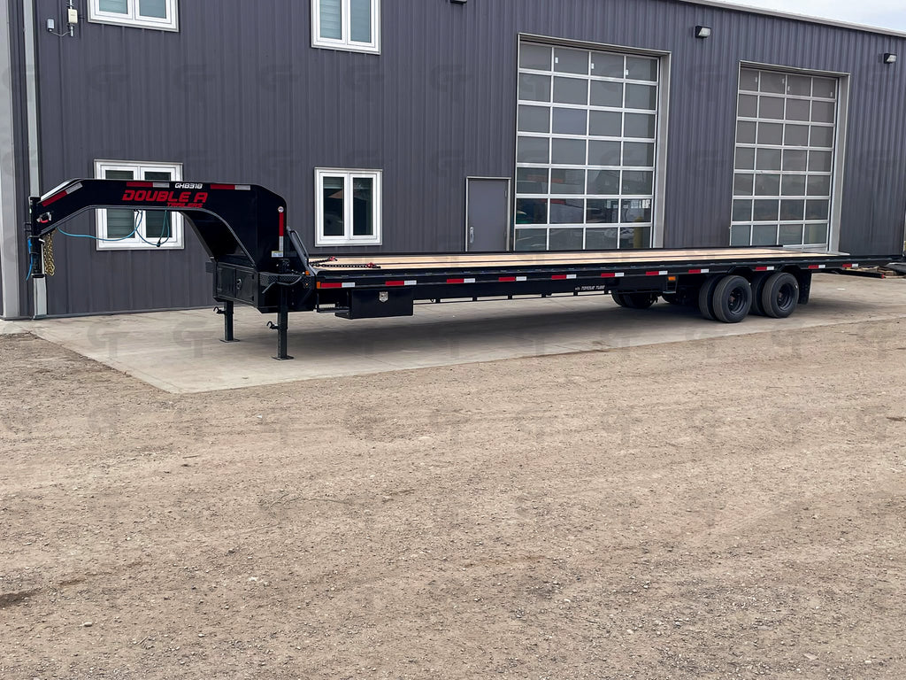 2026 Double A 40' Gooseneck Container Trailer - Full Tilt - 18K Winch - 36800LB GVW - 34698