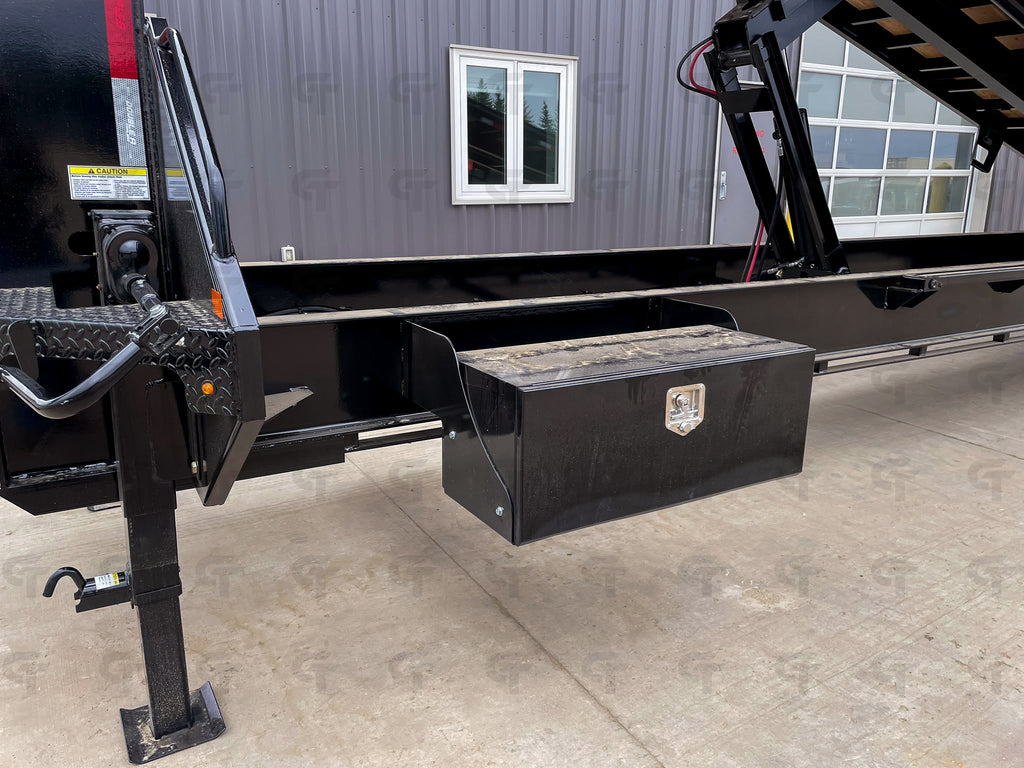 2026 Double A 40' Gooseneck Container Trailer - Full Tilt - 18K Winch - 36800LB GVW - 34698