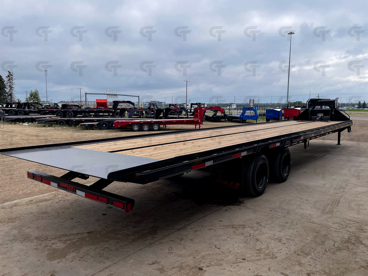 2026 Double A 40' Gooseneck Container Trailer - Full Tilt - 18K Winch - 36800LB GVW - 34698
