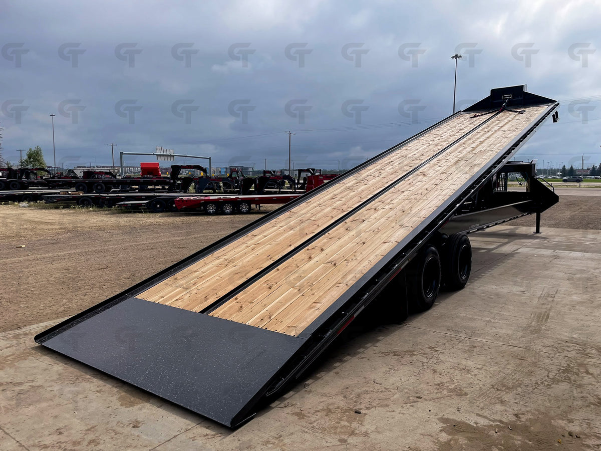 2026 Double A 40' Gooseneck Container Trailer - Full Tilt - 18K Winch - 36800LB GVW - 34698
