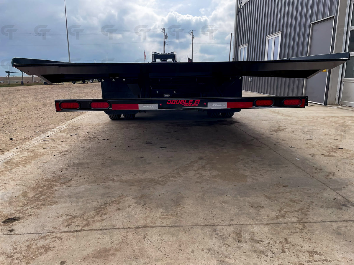 2026 Double A 40' Gooseneck Container Trailer - Full Tilt - 18K Winch - 36800LB GVW - 34698