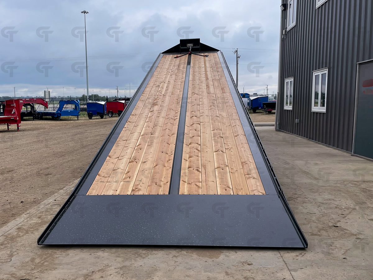 2026 Double A 40' Gooseneck Container Trailer - Full Tilt - 18K Winch - 36800LB GVW - 34698