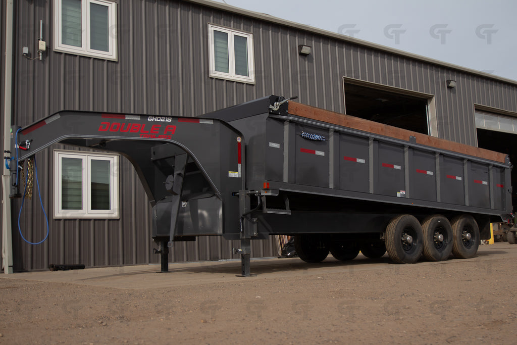 2027 Double A 8.5' x 20' Gooseneck Dump Trailer - 36" Sides - 35407