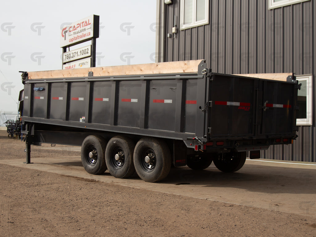 2027 Double A 8.5' x 20' Gooseneck Dump Trailer - 36" Sides - 35407