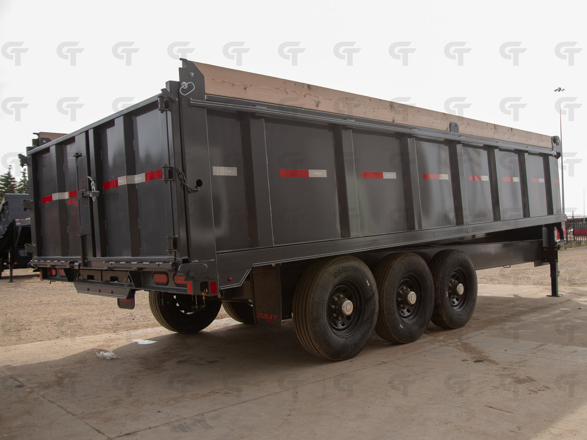 2027 Double A 8.5' x 20' Gooseneck Dump Trailer - 36" Sides - 35407