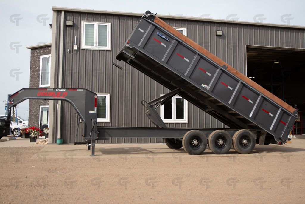 2027 Double A 8.5' x 20' Gooseneck Dump Trailer - 36" Sides - 35407