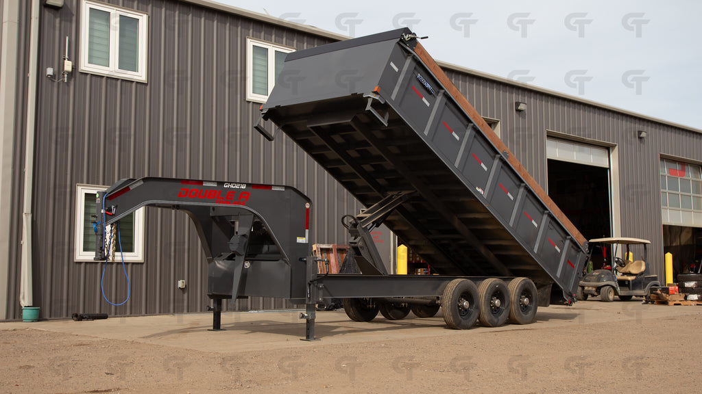 2027 Double A 8.5' x 20' Gooseneck Dump Trailer - 36" Sides - 35407