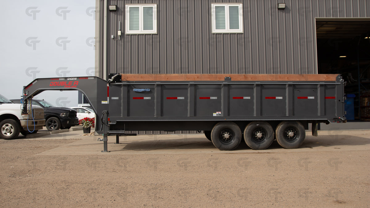 2027 Double A 8.5' x 20' Gooseneck Dump Trailer - 36" Sides - 35407