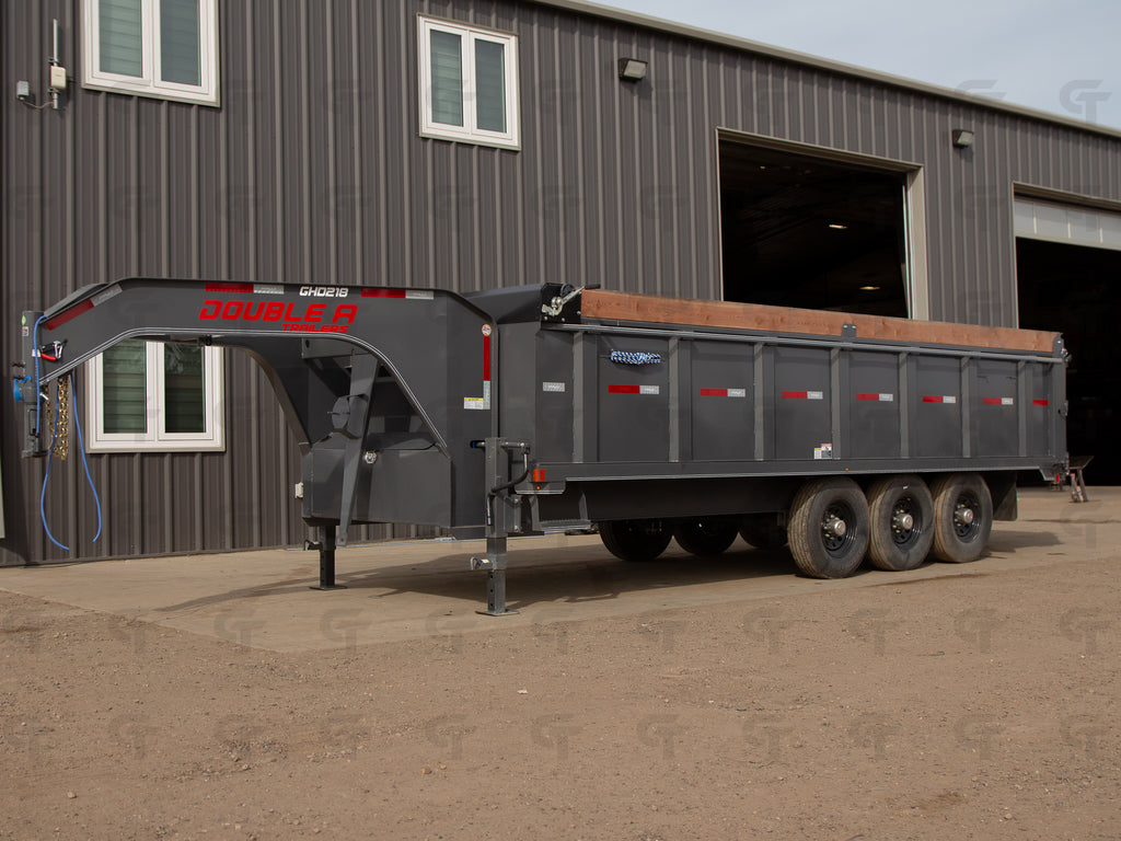 2027 Double A 8.5' x 20' Gooseneck Dump Trailer - 36" Sides - 35407