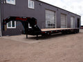 2027 Double A 42' Gooseneck Highboy/Deckover Beavertail Trailer · Tandem 16K
