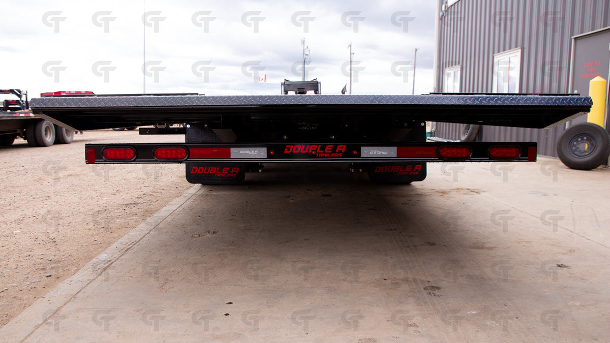 2027 Double A 42' Gooseneck Highboy/Deckover Beavertail Trailer · Tandem 16K