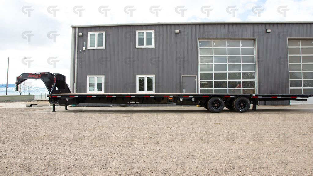 2027 Double A 42' Gooseneck Highboy/Deckover Beavertail Trailer · Tandem 16K