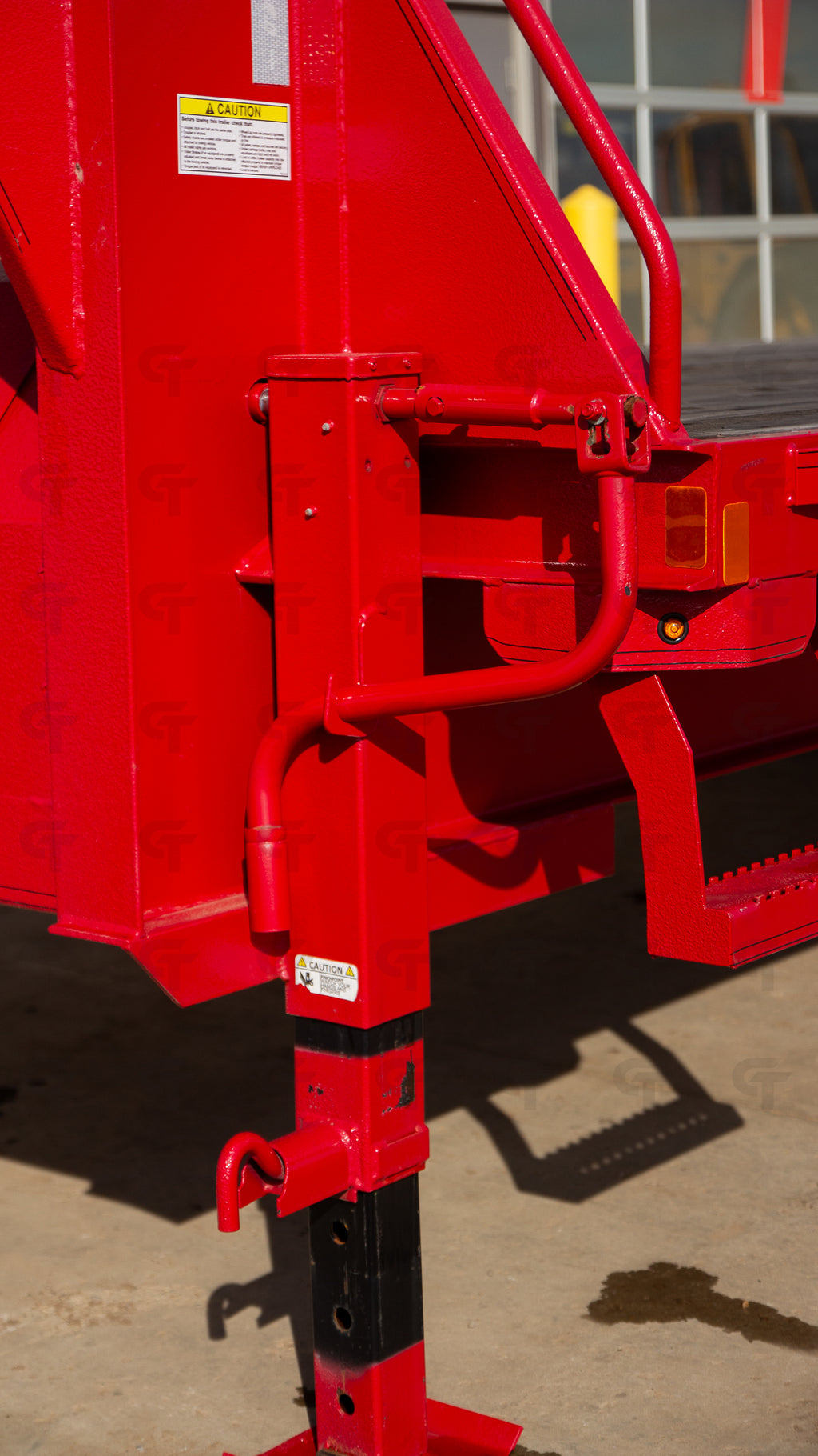 2024 Double A 24' Gooseneck Highboy Trailer - Aluminum Wheels - Red - 24150LB GVW - 29160
