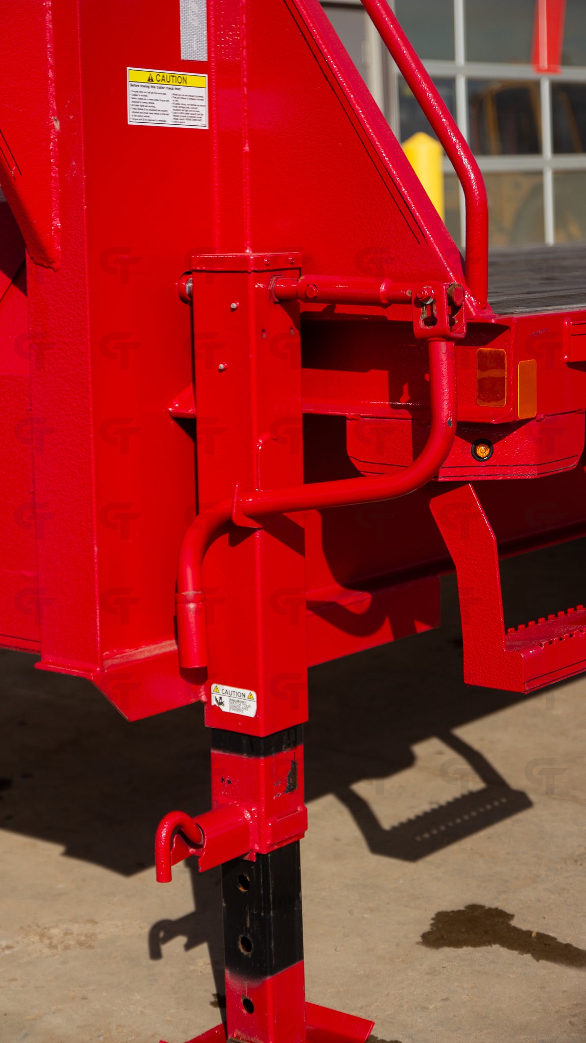 2024 Double A 24' Gooseneck Highboy Trailer - Aluminum Wheels - Red - 24150LB GVW - 29160
