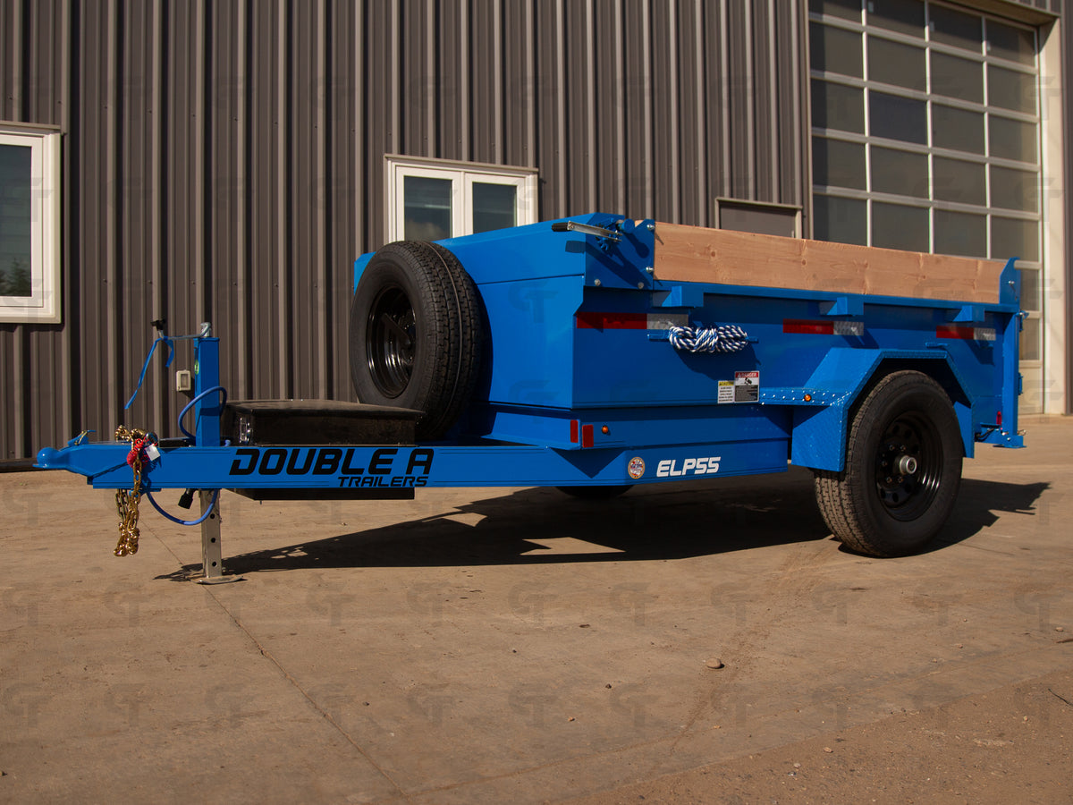 2027 Double A 5' x 8' Dump Trailer · Single 5K Axle