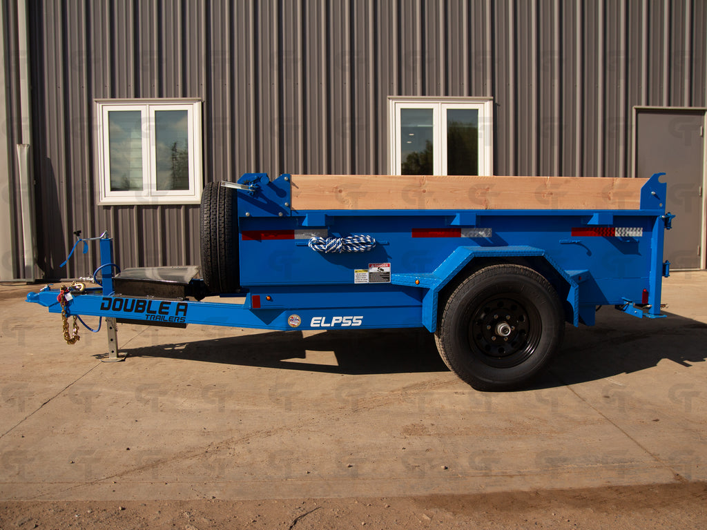 2027 Double A 5' x 8' Dump Trailer · Single 5K Axle