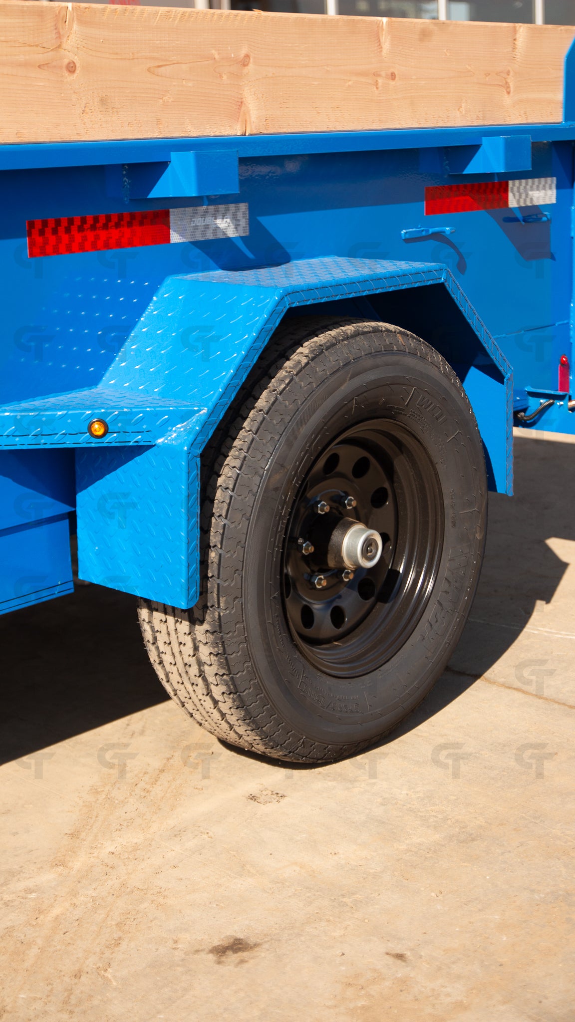 2027 Double A 5' x 8' Dump Trailer · Single 5K Axle