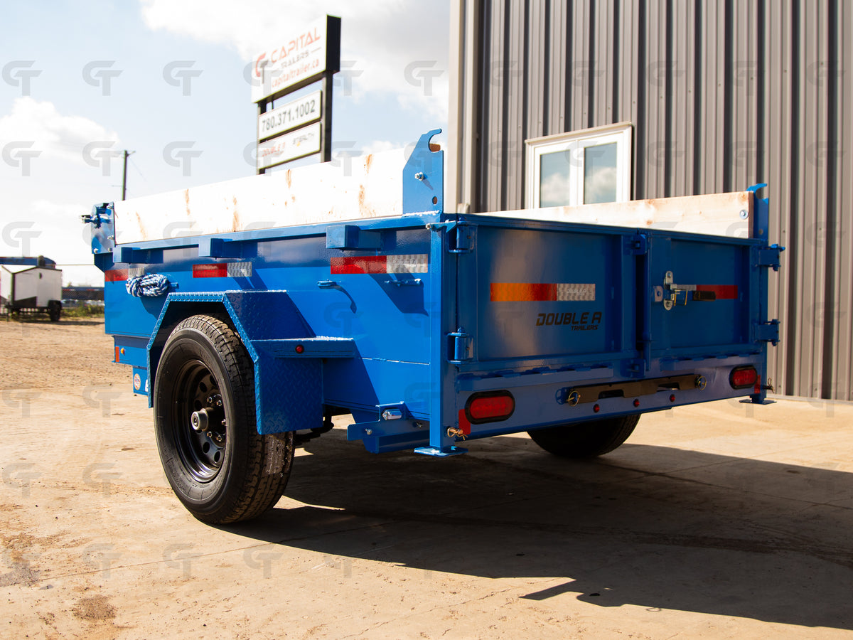 2027 Double A 5' x 8' Dump Trailer · Single 5K Axle