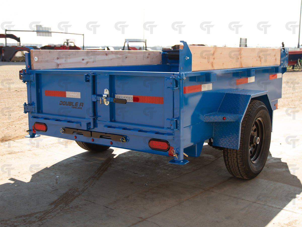 2027 Double A 5' x 8' Dump Trailer · Single 5K Axle