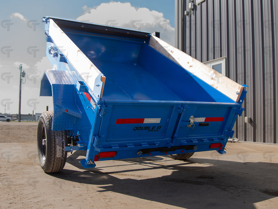 2027 Double A 5' 8' Dump Trailer - 5500LB GVW - 36375