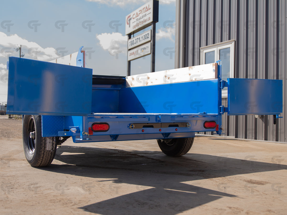 2027 Double A 5' x 8' Dump Trailer · Single 5K Axle