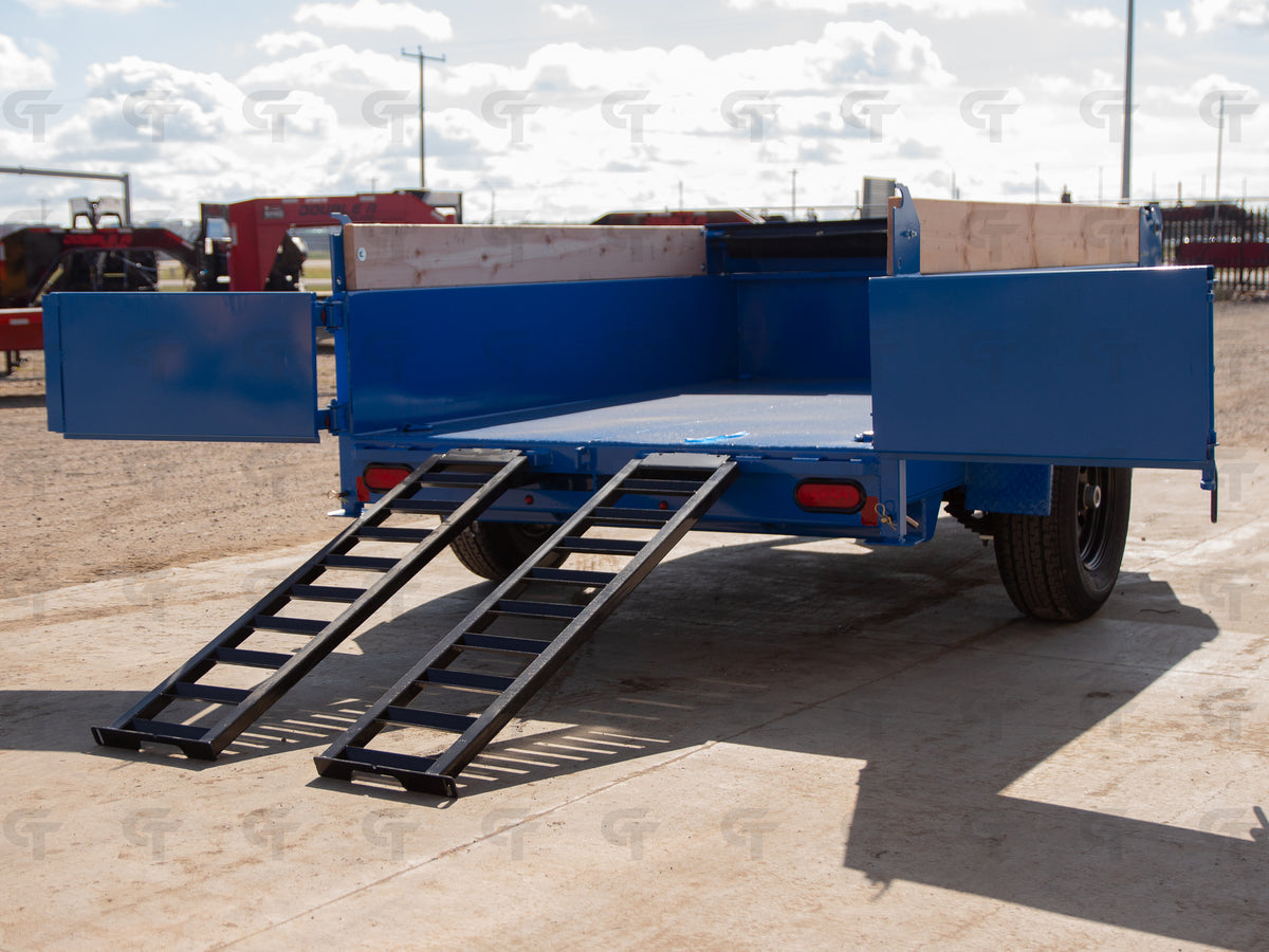 2027 Double A 5' x 8' Dump Trailer · Single 5K Axle