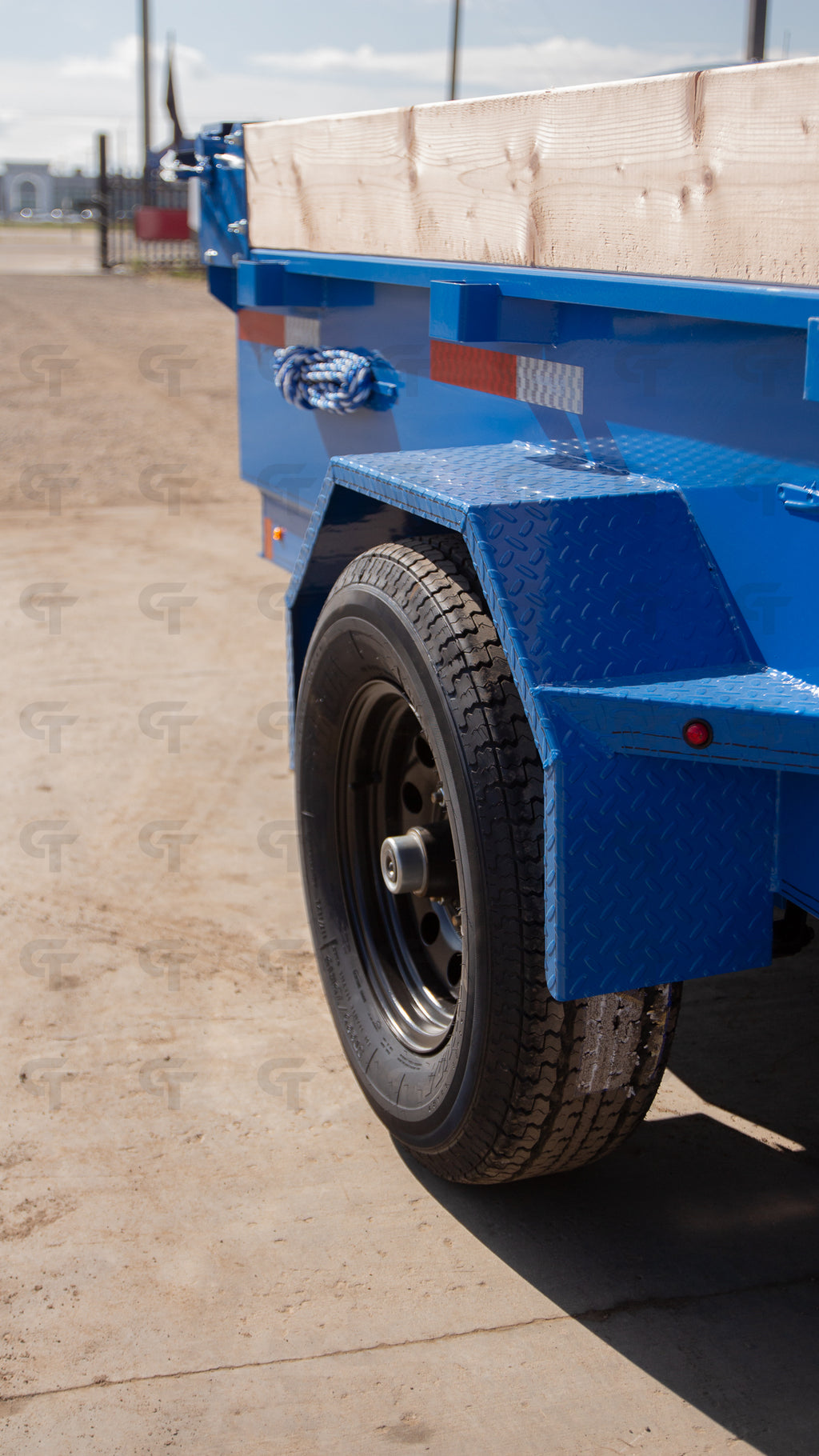 2027 Double A 5' x 8' Dump Trailer · Single 5K Axle