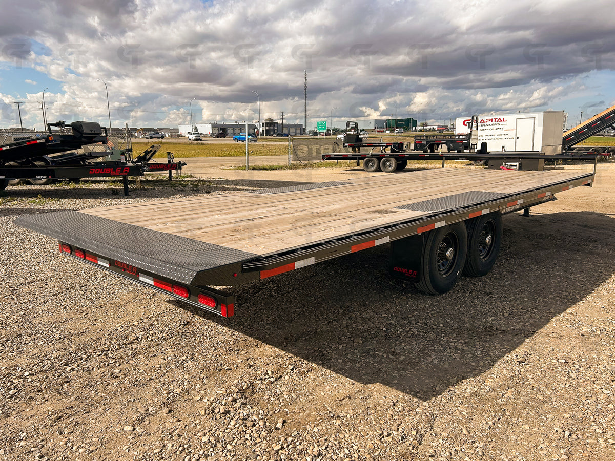 2025 Double A 24' Highboy Trailer Full Tilt  - 15400LB GVW - 34578