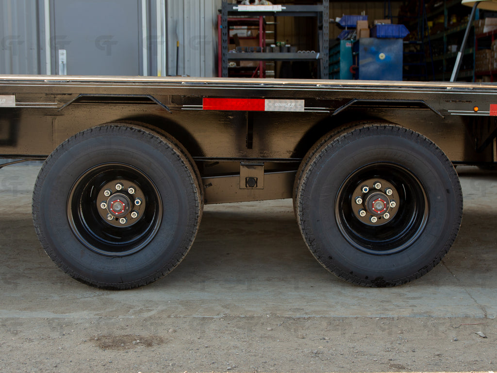 2027 Double A 30' Gooseneck Highboy/Deckover Trailer · Tandem 12K Axles