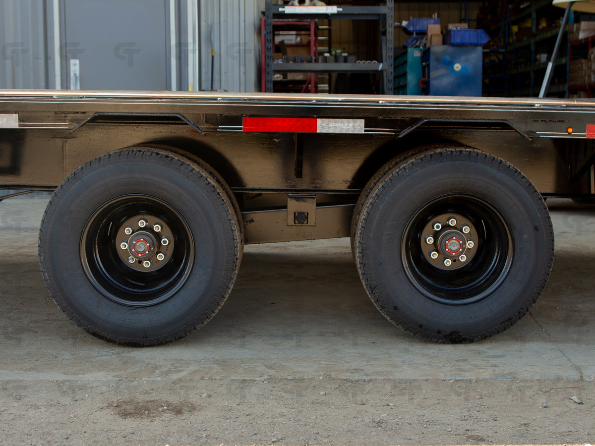 2027 Double A 30' Gooseneck Highboy/Deckover Trailer · Tandem 12K Axles