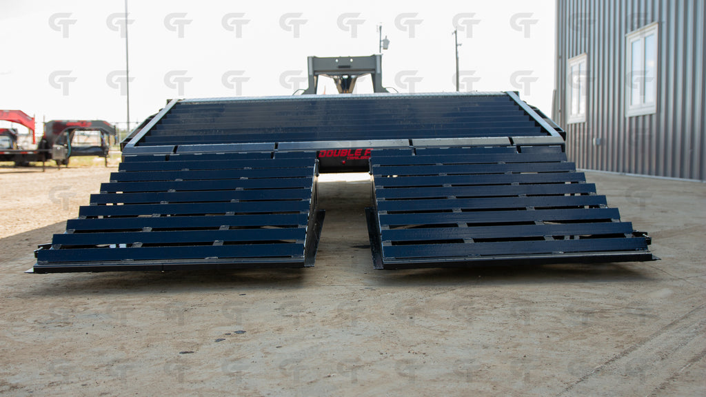 2027 Double A 30' Gooseneck Highboy/Deckover Trailer · Tandem 12K Axles