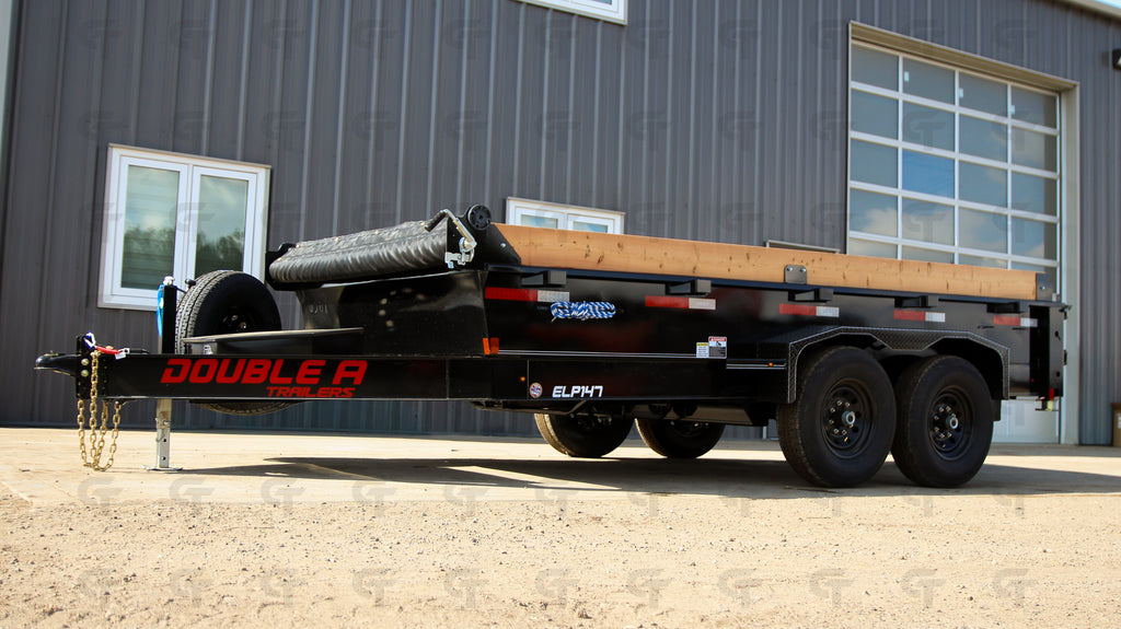 2027 Double A 7' 14' Dump Trailer - 15400LB GVW - 36389