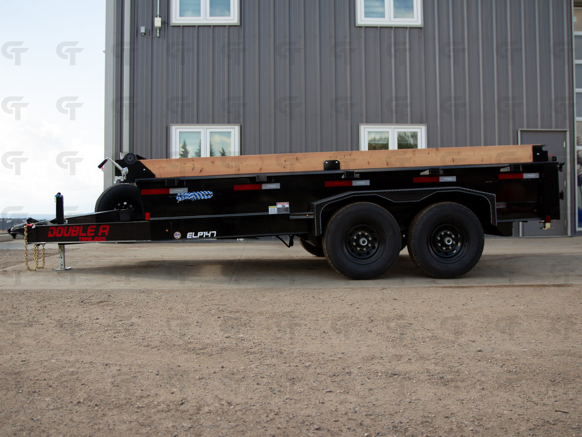 2027 Double A 7' 14' Dump Trailer - 15400LB GVW - 36389