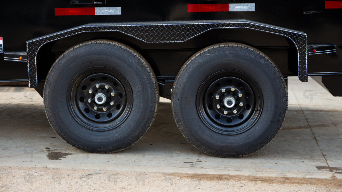 2027 Double A 7' 14' Dump Trailer - 15400LB GVW - 36389