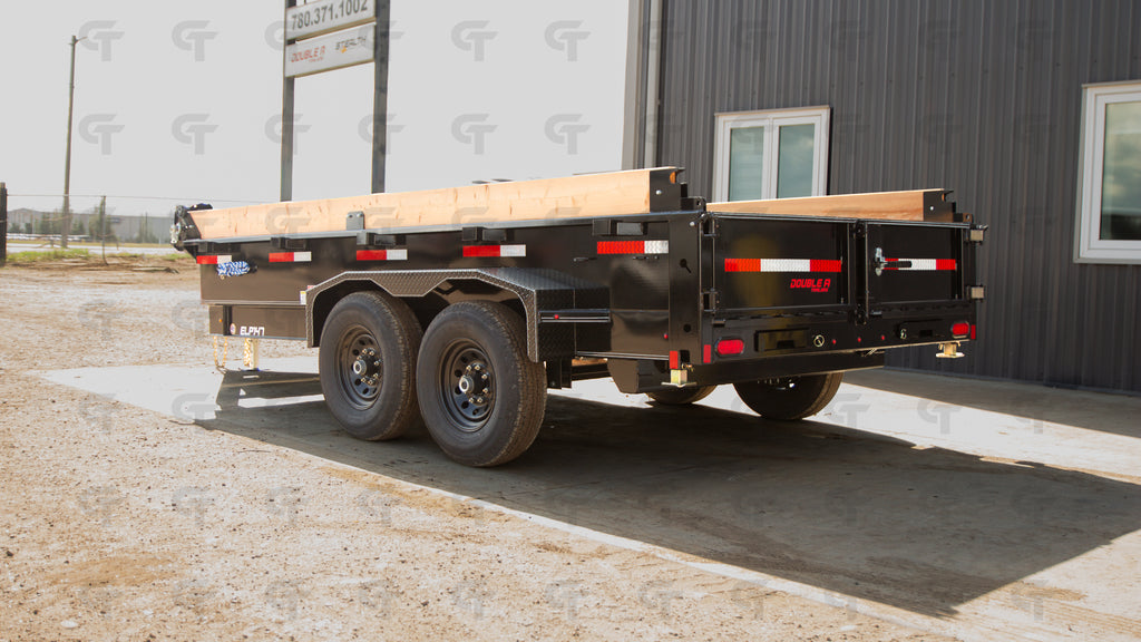 2027 Double A 7' 14' Dump Trailer - 15400LB GVW - 36389